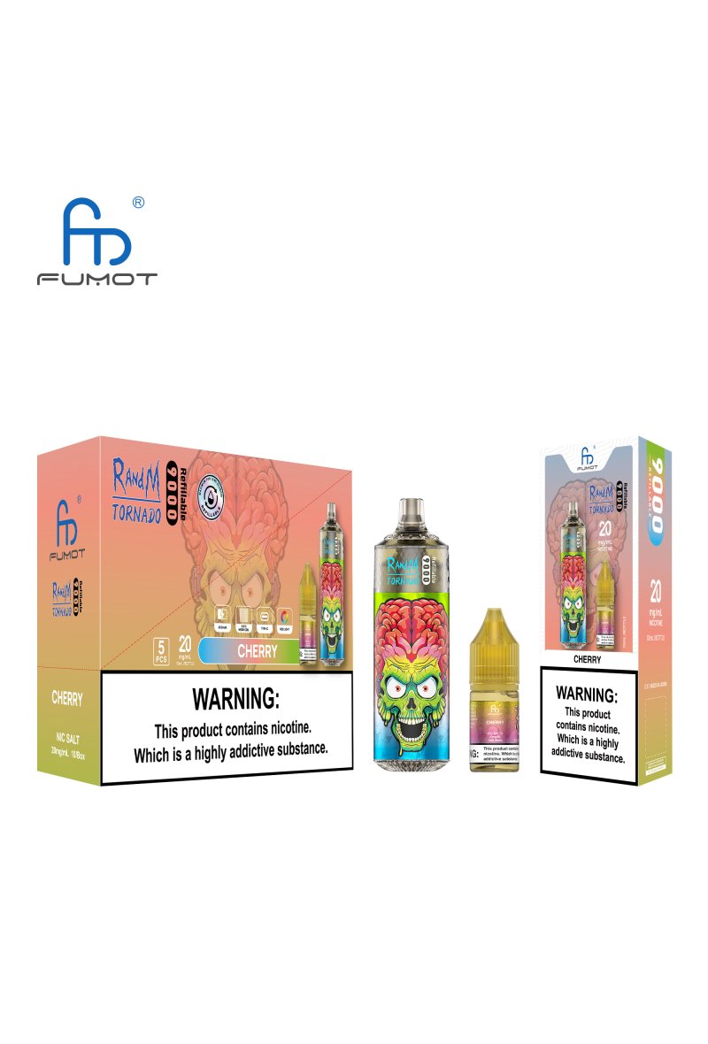  RANDM Fumot Tornado 9000 Rechargeable 2% Nicotine Cherry