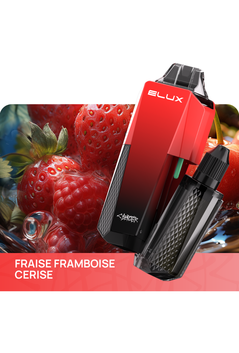 ELUX CYBEROVER 16K (2%) FRAISE FRAMBOISE CERISE
