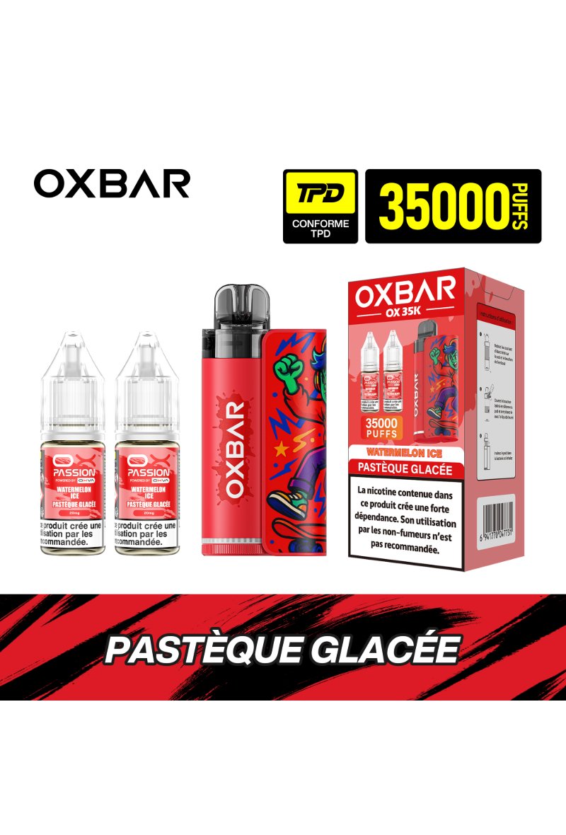 OX35K OXBAR (2%) PASTEQUE CERISE