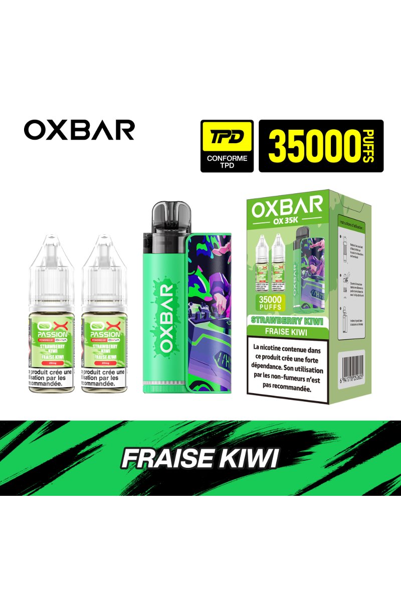 OX35K OXBAR (2%) FRAISE KIWI