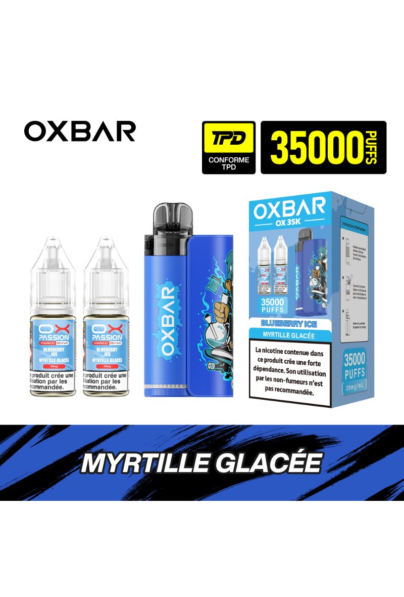 OX35K OXBAR (2%) MYRTILLE GLACEE