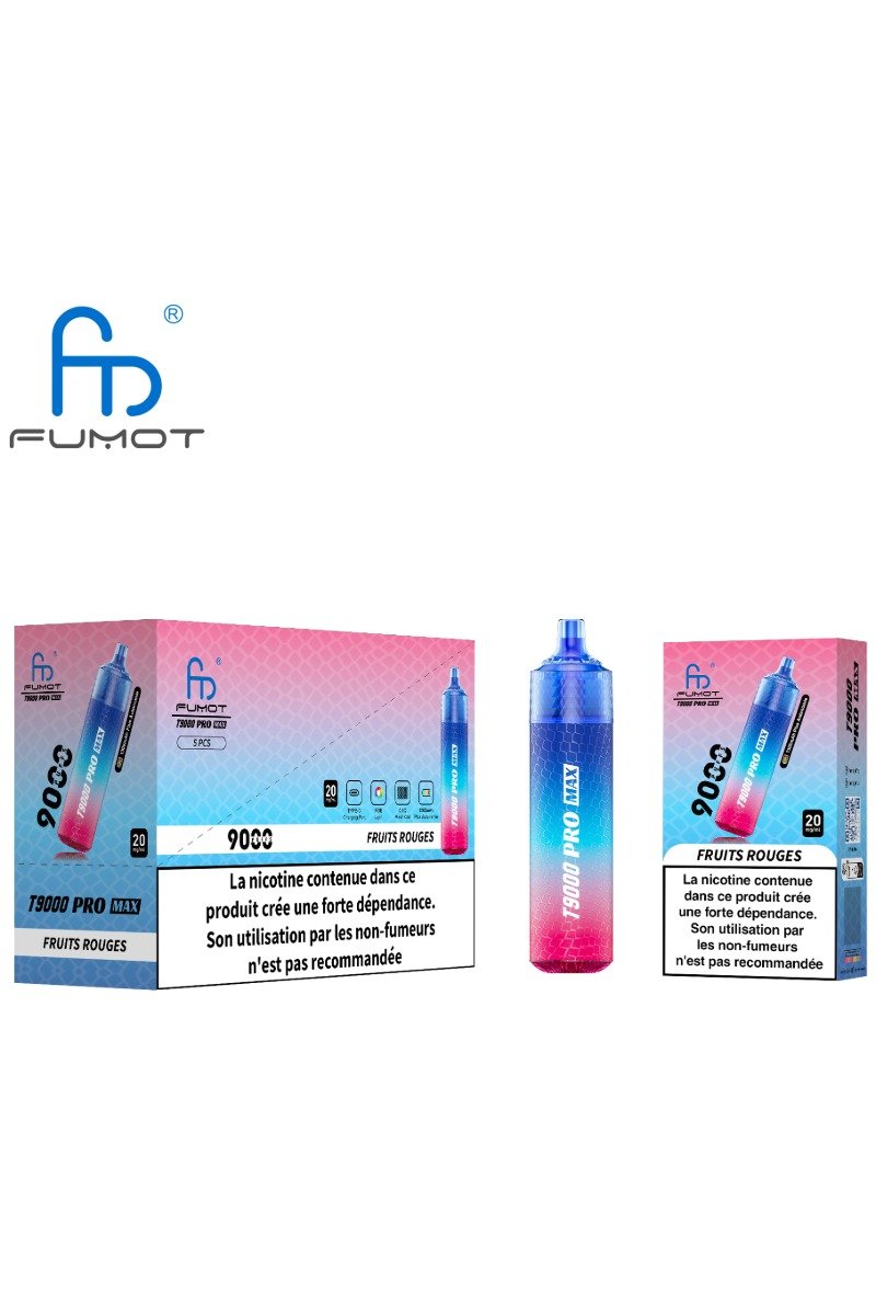 FUMOT TORNADO 9000 PRO MAX (2%) FRUITS ROUGES