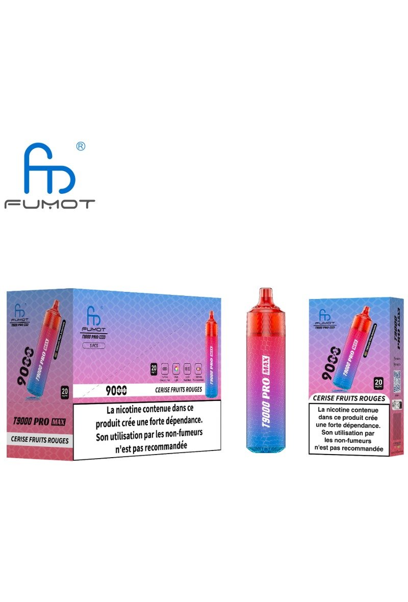 FUMOT TORNADO 9000 PRO MAX (2%) CERISE FRUITS ROUGES