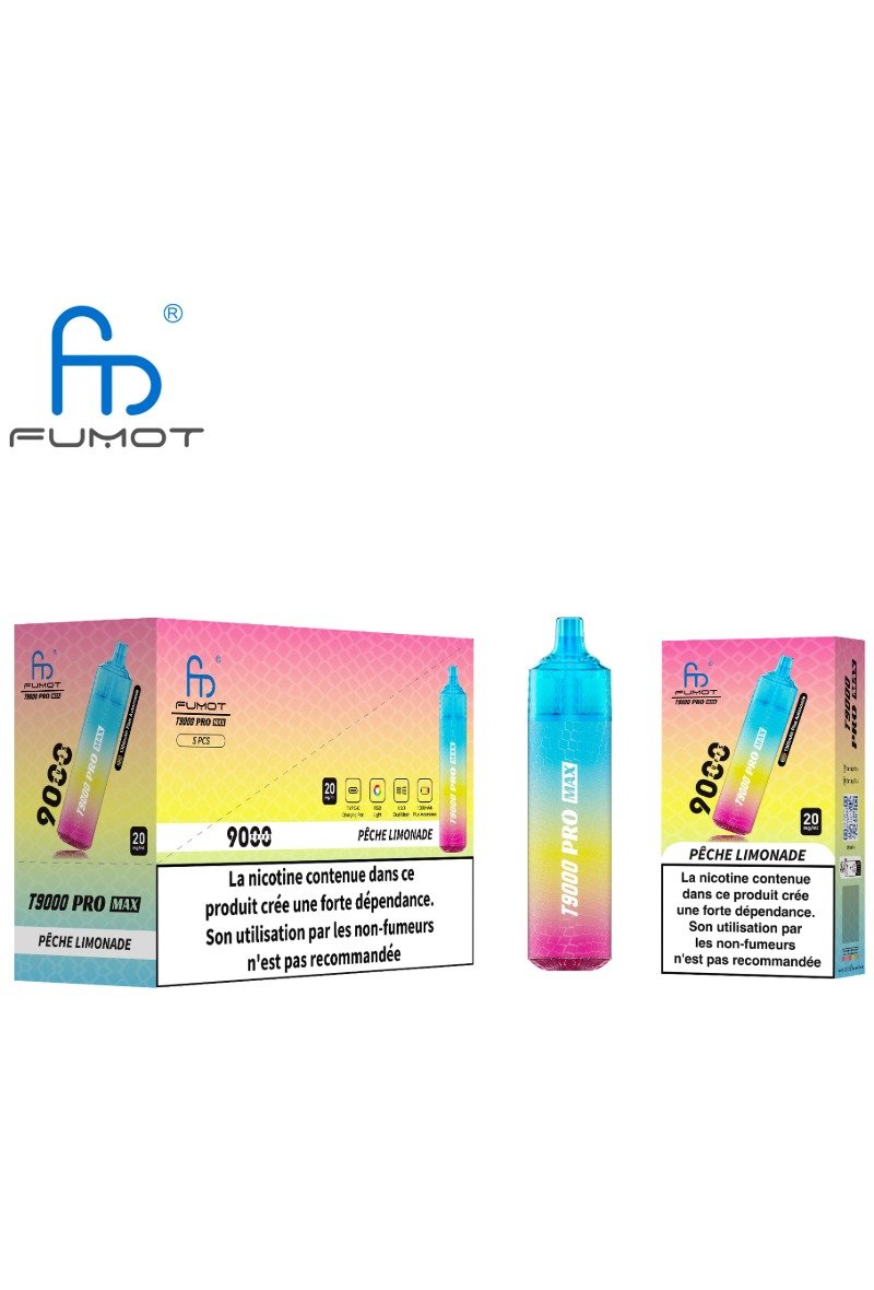 FUMOT TORNADO 9000 PRO MAX (2%) PECHE LIMONADE