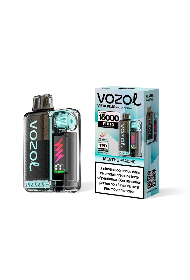 VOZOL VISTA PLUG 15K (2%) MENTHE FRAICHE