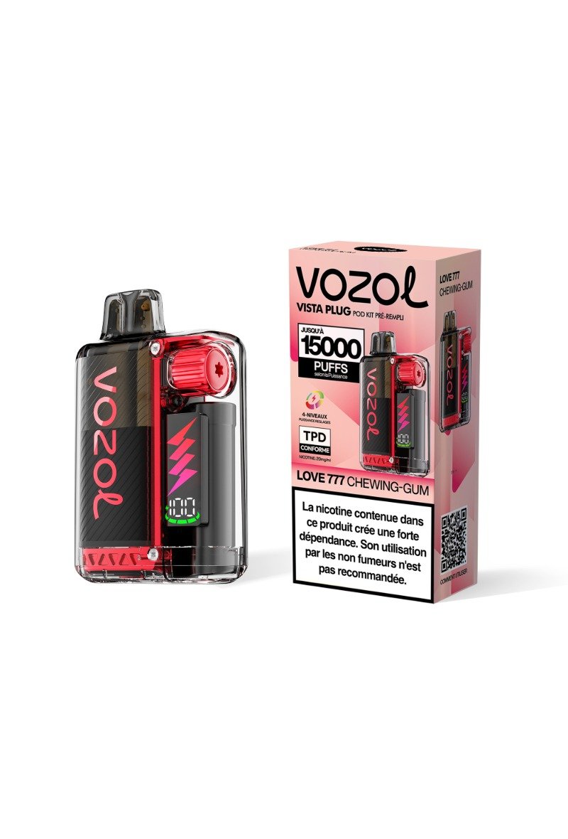 VOZOL VISTA PLUG 15K (2%) LOVE 777 CHEWING-GUM