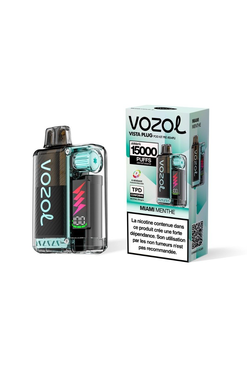 VOZOL VISTA PLUG 15K (2%) MIAMI MENTHE