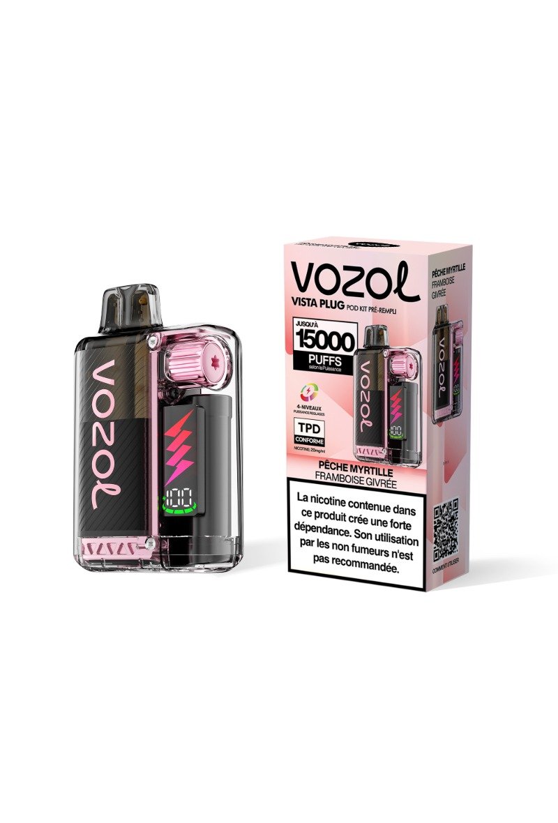 VOZOL VISTA PLUG 15K (2%) PECHE MYRTILLE FRAMBOISE GIVREE