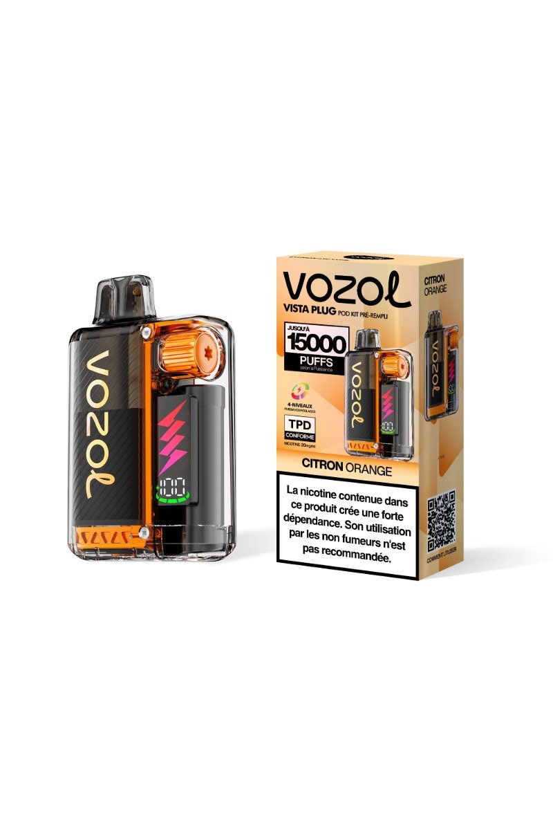 VOZOL VISTA PLUG 15K (2%) CITRON ORANGE