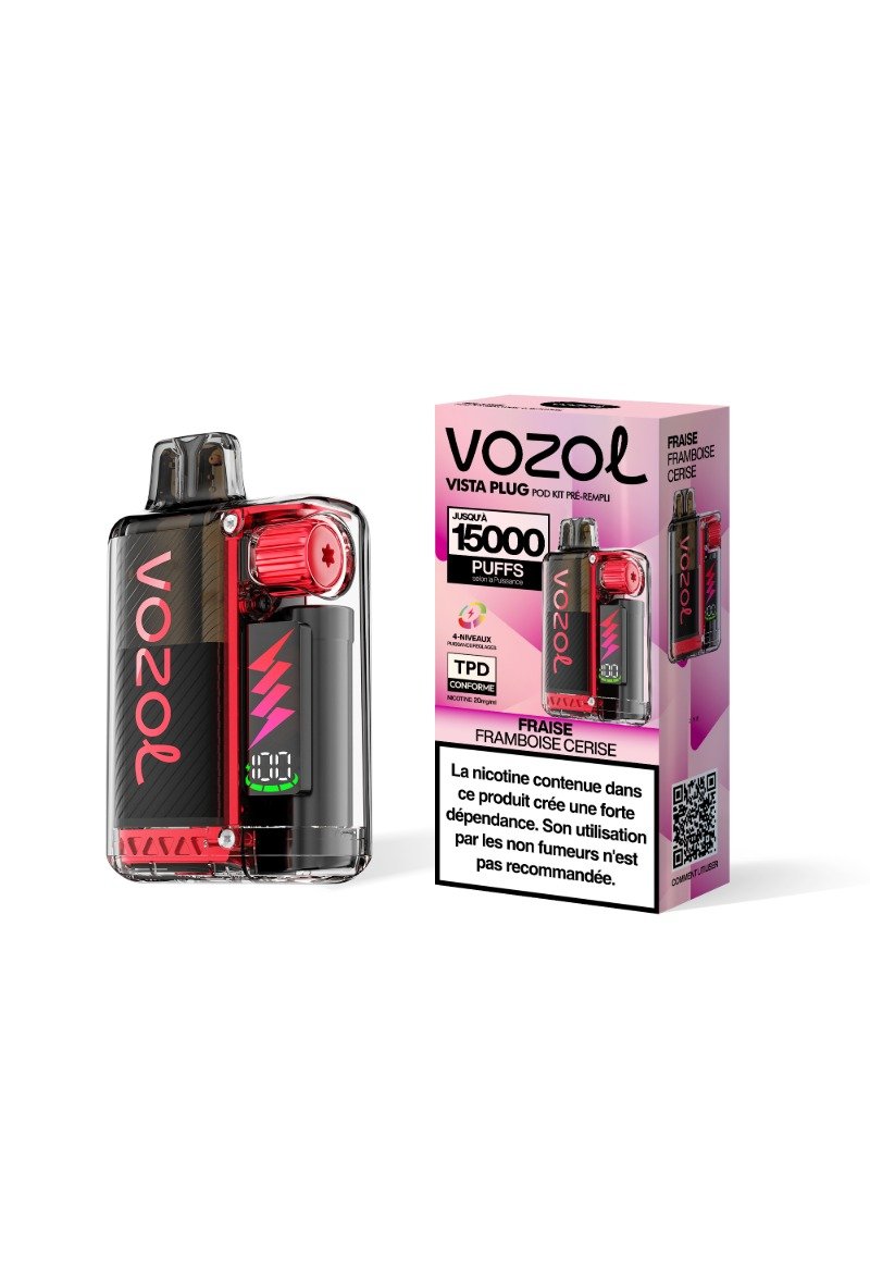 VOZOL VISTA PLUG 15K (2%) FRAISE FRAMBOISE CERISE