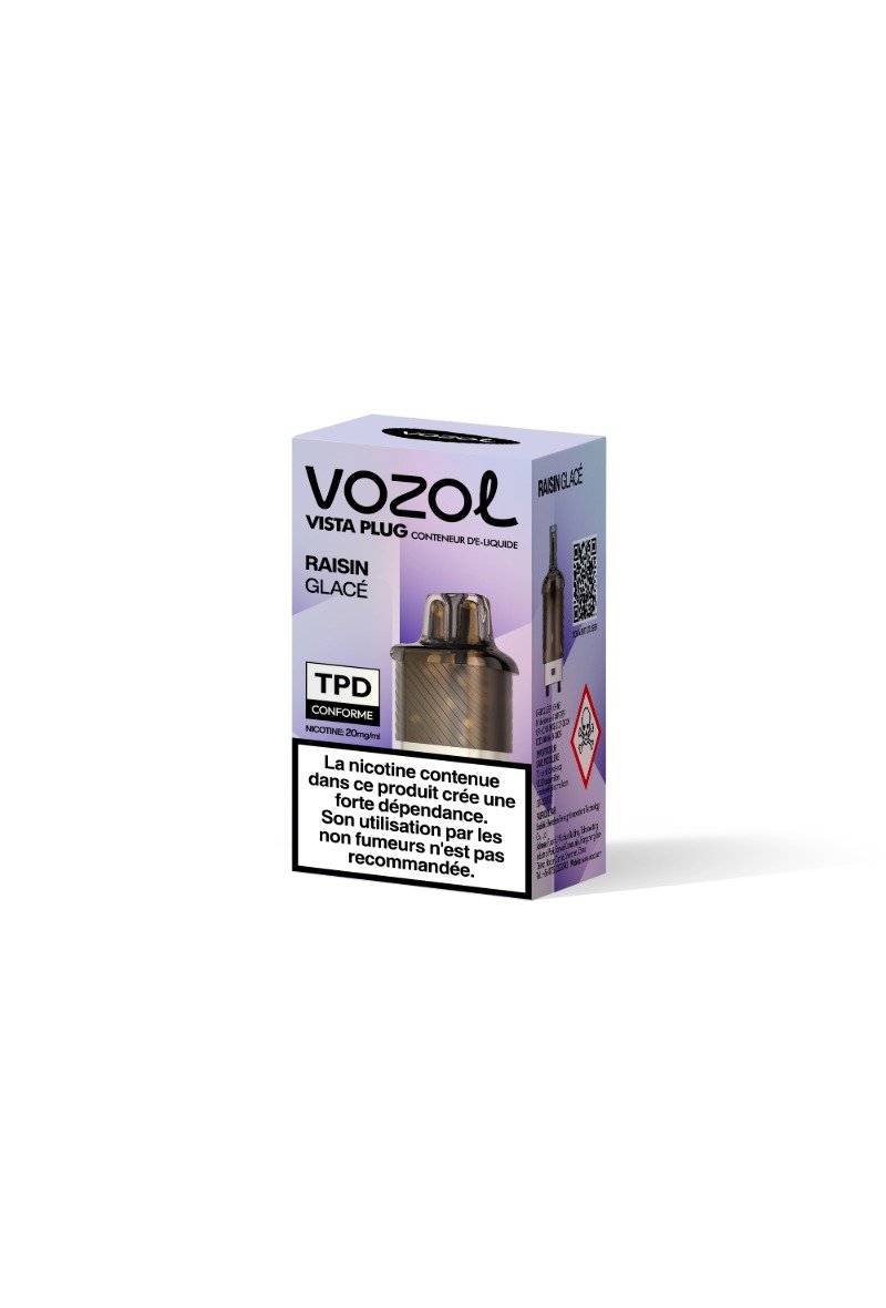 VOZOL VISTA PLUG POD 2ML+10ML (2%) RAISIN GLACE