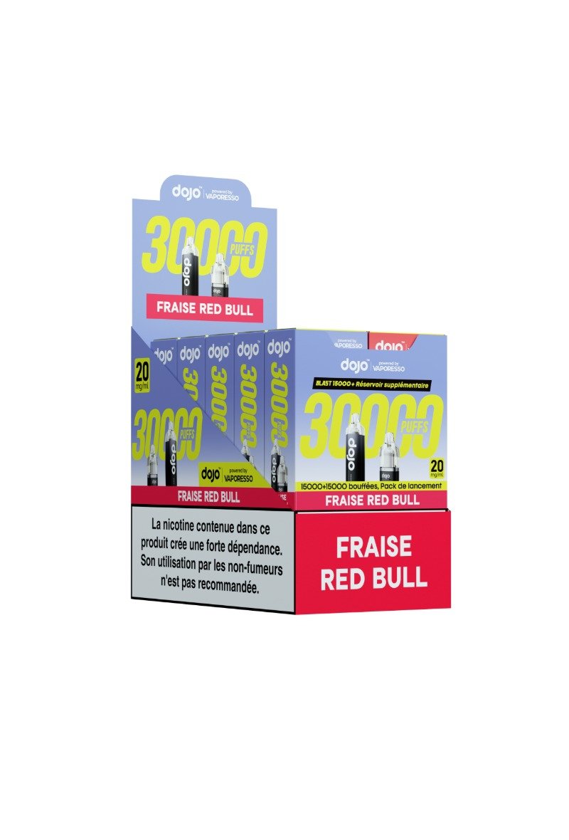 DOJO BLAST 30K (Bundle) (2%) FRAISE RED BULL