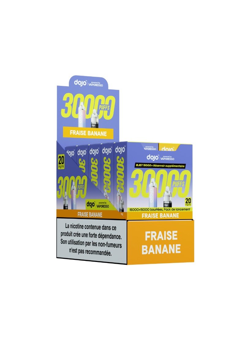 DOJO BLAST 30K (Bundle) (2%) FRAISE BANANE