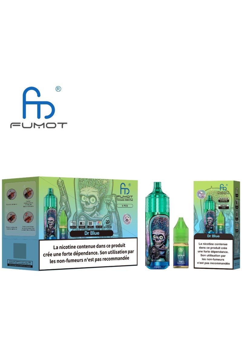 TORNADO 9000 POD RECHARGEABLE (2%) DR BLUE