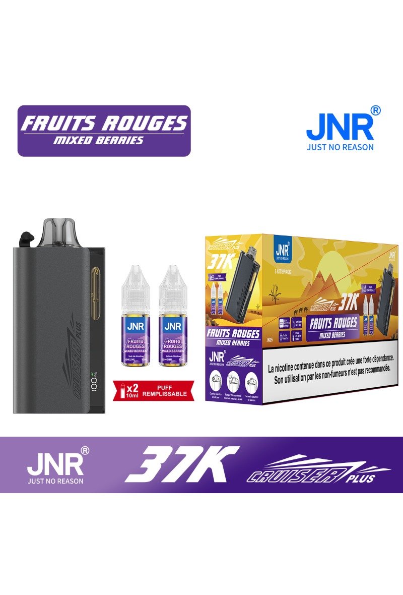 JNR CRUISER PLUS 37K (2%) FRUITS ROUGES