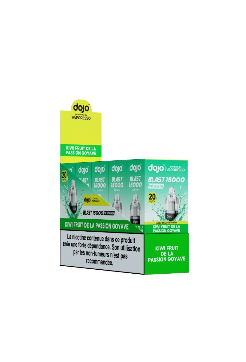 DOJO BLAST 15K POD (2%) KIWI PASSION FRUIT